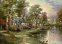 Schmidt puzzle 1500 " Ob jezeru " Thomas Kinkade