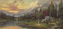 Schmidt puzzle 750 " Večerni mir " Thomas Kinkade