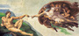 Clementoni puzzle 13200 - Michelangelo "Stvaritev Adama"