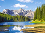 Castorland puzzle sestavljanke 3000 - Jezero Misurina