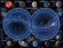 Puzzle Ravensburger 1500 Astronomija " Zvezdna karta "
