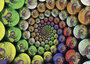 RAVENSBURGER PUZZLE Sestavljanke 654 Krypt " Pisana spirala "