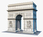 RAVENSBURGER PUZZLE Sestavljanka 3 D 216 Pariz " Slavolok Zmage "