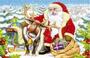 Castorland sestavljanke puzzle mini 80  " Božiček na obisku "