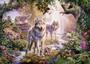RAVENSBURGER PUZZLE Sestavljanke 1000 " Družina Volkov v poletnem jutru "