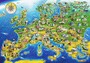 BLUEBIRD PUZZLE  Sestavljanke  1000  " Evropske znamenitosti  "