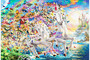 EUROGRAPHICS PUZZLE Sestavljanke  2000  " Enorogove sanje "