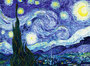 BLUEBIRD PUZZLE  Sestavljanke 6000 Art by Vincent van Gogh  " Zvezdna noč 1889 "