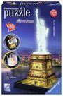 RAVENSBURGER PUZZLE Sestavljanka 3 D 108 ZDA Zgradbe " Kip Svobode ponoči "