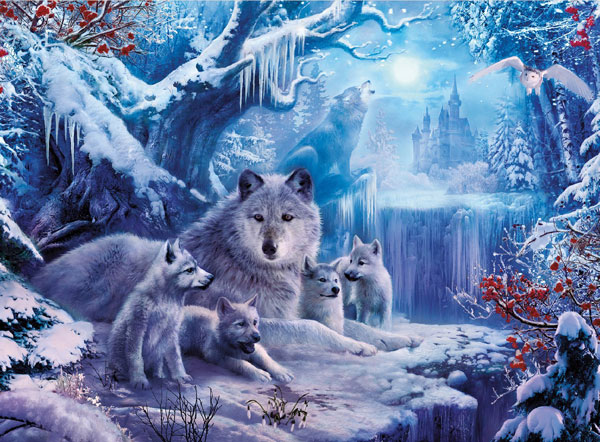  " Volkovi v Zimi "