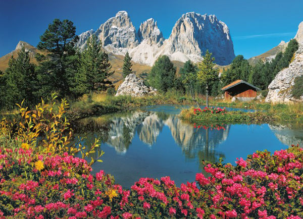 " Passo Pordoi s pogledom na Sassolungo "