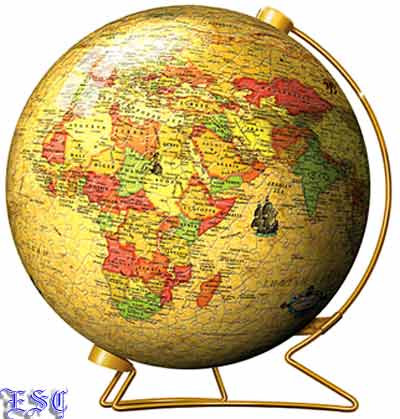 Ravensburger puzzle Globus sveta