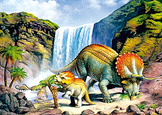 castorland puzzle sestavljanke dinozavri