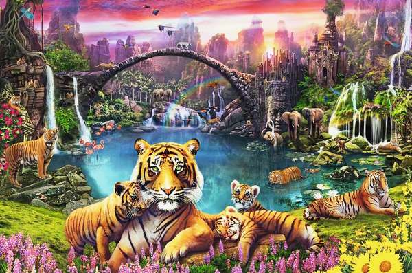 " Tigri v rajski laguni "